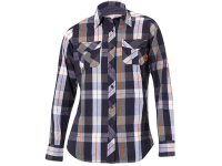 camisa ktm factory team plaid lady cinz/br/lar