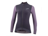 camisola nalini senhora wrap m/comp. black/purple