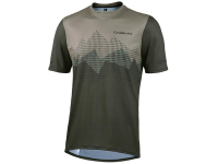 camisola nalini single track verde olive m/curta