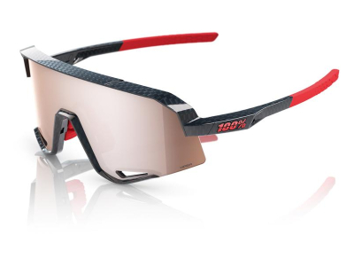 oculos 100% slendale carbon lentes crimson silver