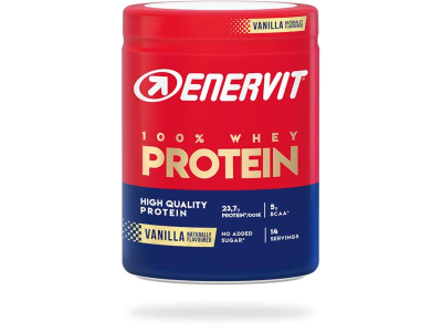 suplemento enervit 100% whey protein 420gr baunilh