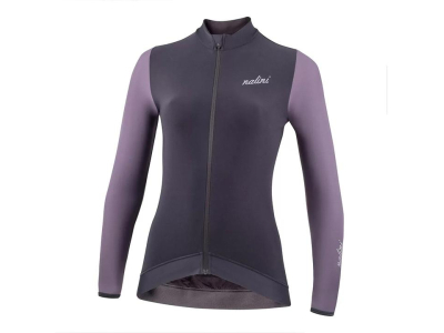 camisola nalini senhora wrap m/comp. black/purple