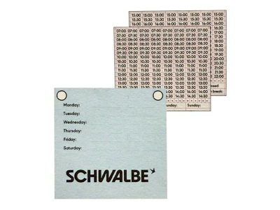 placa schwalbe horario