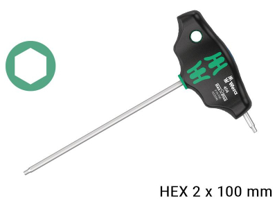 ferramenta wera t hex-plus 454 100x2mm